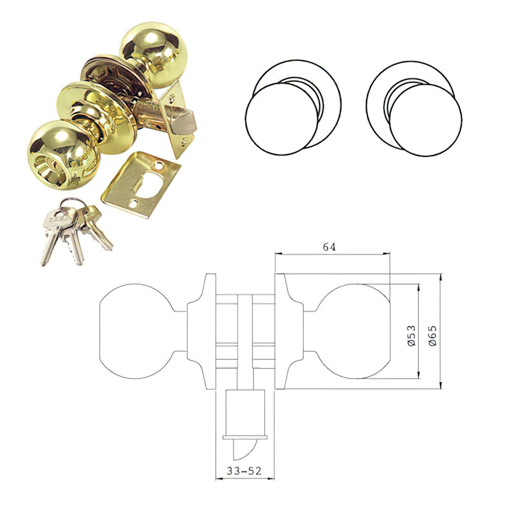 Knob tesa 2905-LP/70