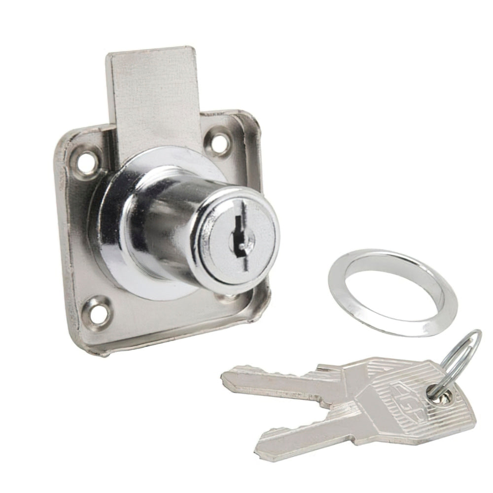 Cabinet lock for drawer 361/20 mm chrome-plated