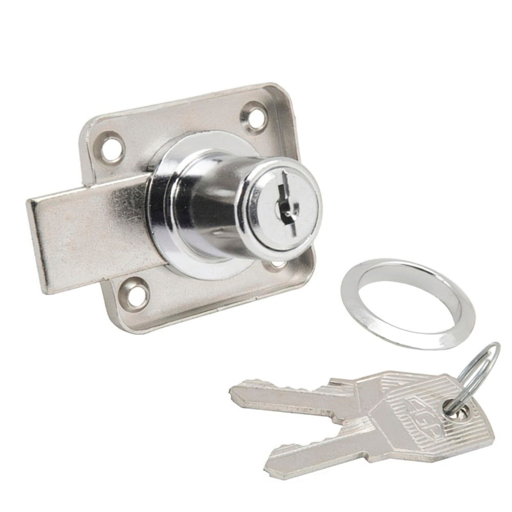 Cabinet lock for wardrobe 362/20 mm chrome-plated