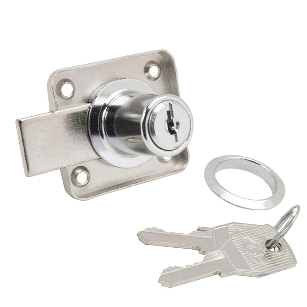 Cabinet lock for wardrobe 362/25 mm chrome
