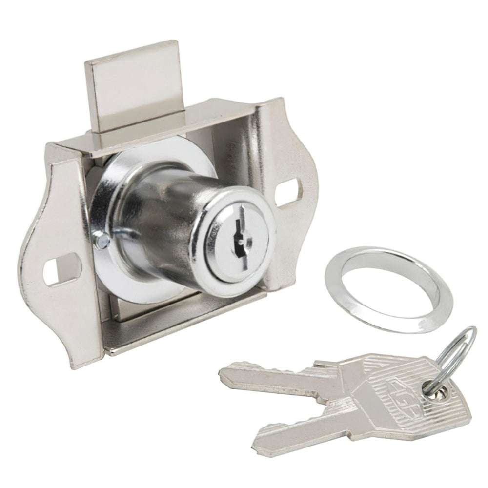 Furniture lock for drawer 301/55 mm chrome-plated