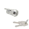 Cerradura mueble para cajón llave excéntrica  336 mm cromada