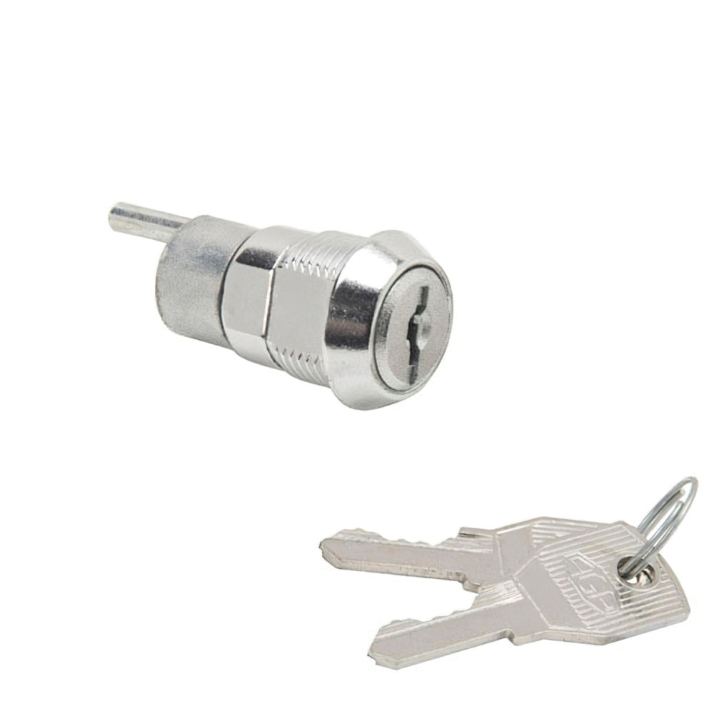 Drawer eccentric key furniture lock 336mm chrome