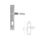 Juego manillas para puertas "sena" con bocallave