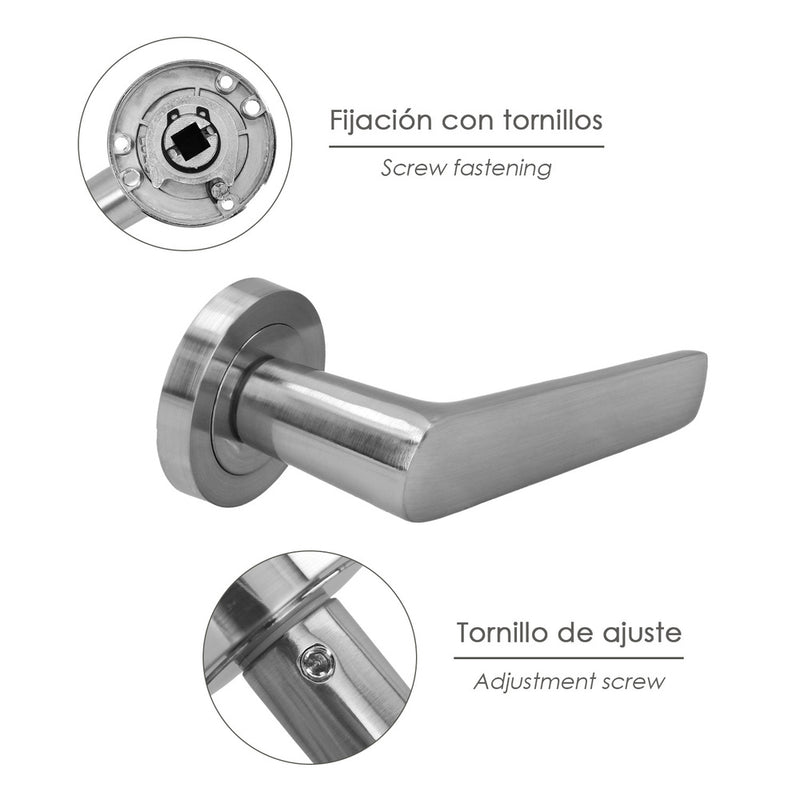 Juego manillas para puertas "ganges"