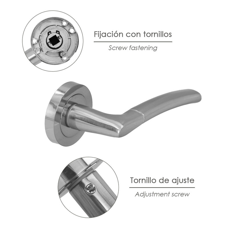 Juego manillas para puertas "vistula"