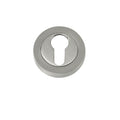 Oryx satin nickel pear-shaped escutcheon