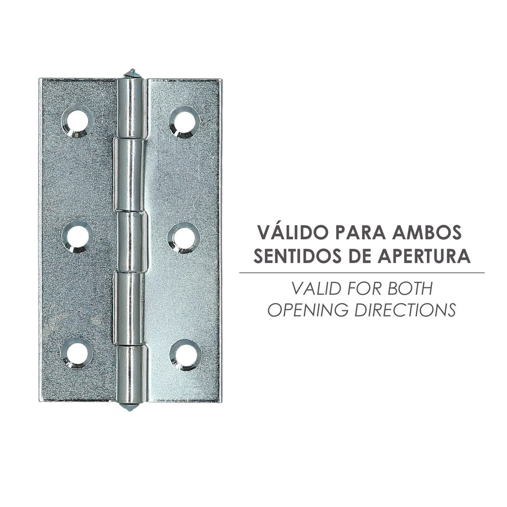 Hinge 5005 zinc plated 2-1/4"