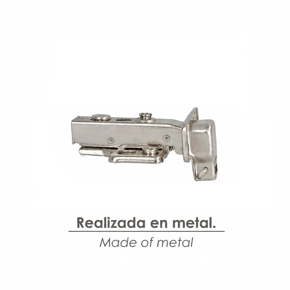 Bisagra de cazoleta recta ralentizada 35 mm. (cierre suave)