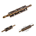 Bisagra desmontable con pasador y remate oro viejo 87 mm