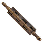 Bisagra desmontable con pasador y remate oro viejo 87 mm