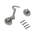 Reinforced multi-purpose hasps with screws, 100 mm, matte nickel-plated brass
