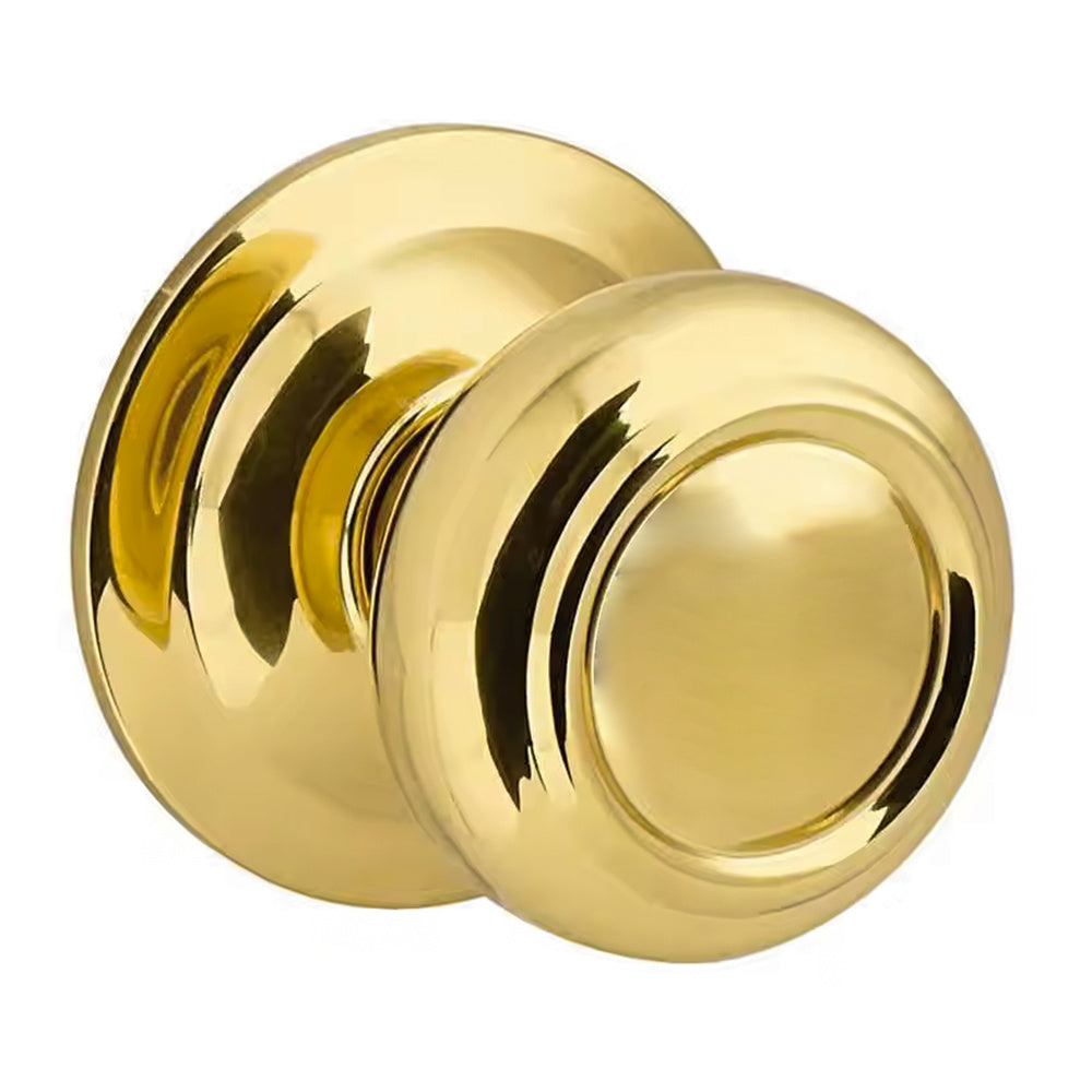 Puxador dourado liso e brilhante 70x85 em latão polido