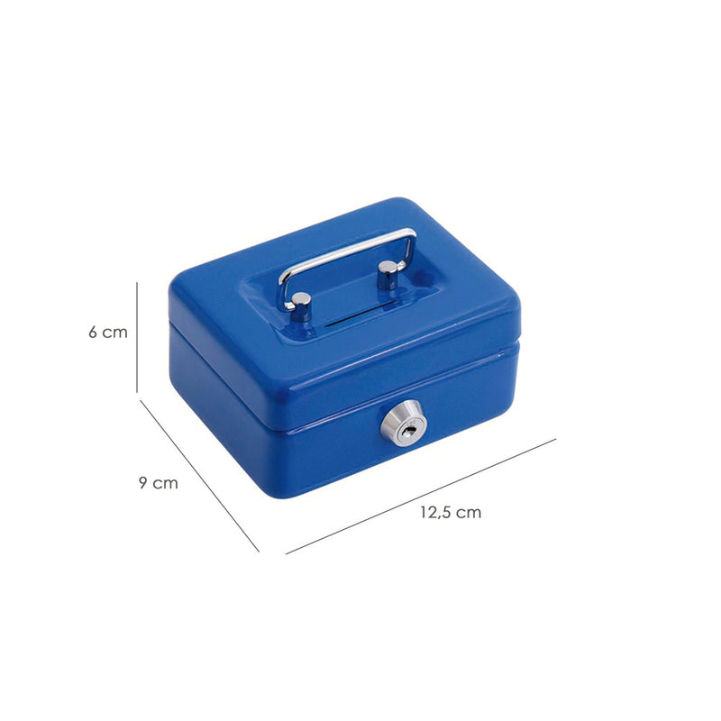 Caja caudales wolfpack  pintada nº 0   125x 90 mm. con ranura hucha