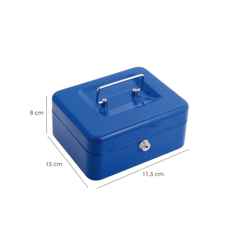 Caja caudales wolfpack  pintada nº 1   150x115 mm. con bandeja interior