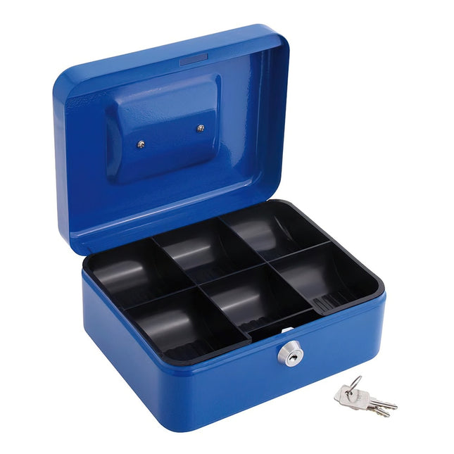 Caja caudales wolfpack  pintada nº 2   200x155 mm. con bandeja interior