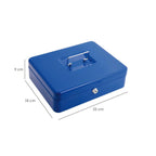 Caja caudales wolfpack  pintada nº 3   250x180 mm con bandeja interior