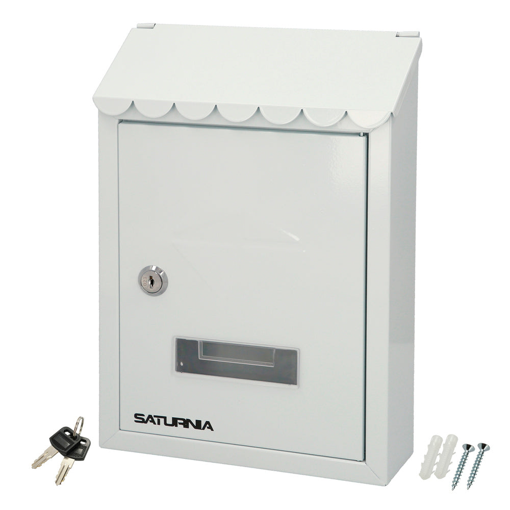 Outdoor mailbox 205 x 300 x 70 mm white