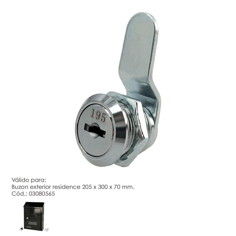 Cerradura recambio para buzon residence