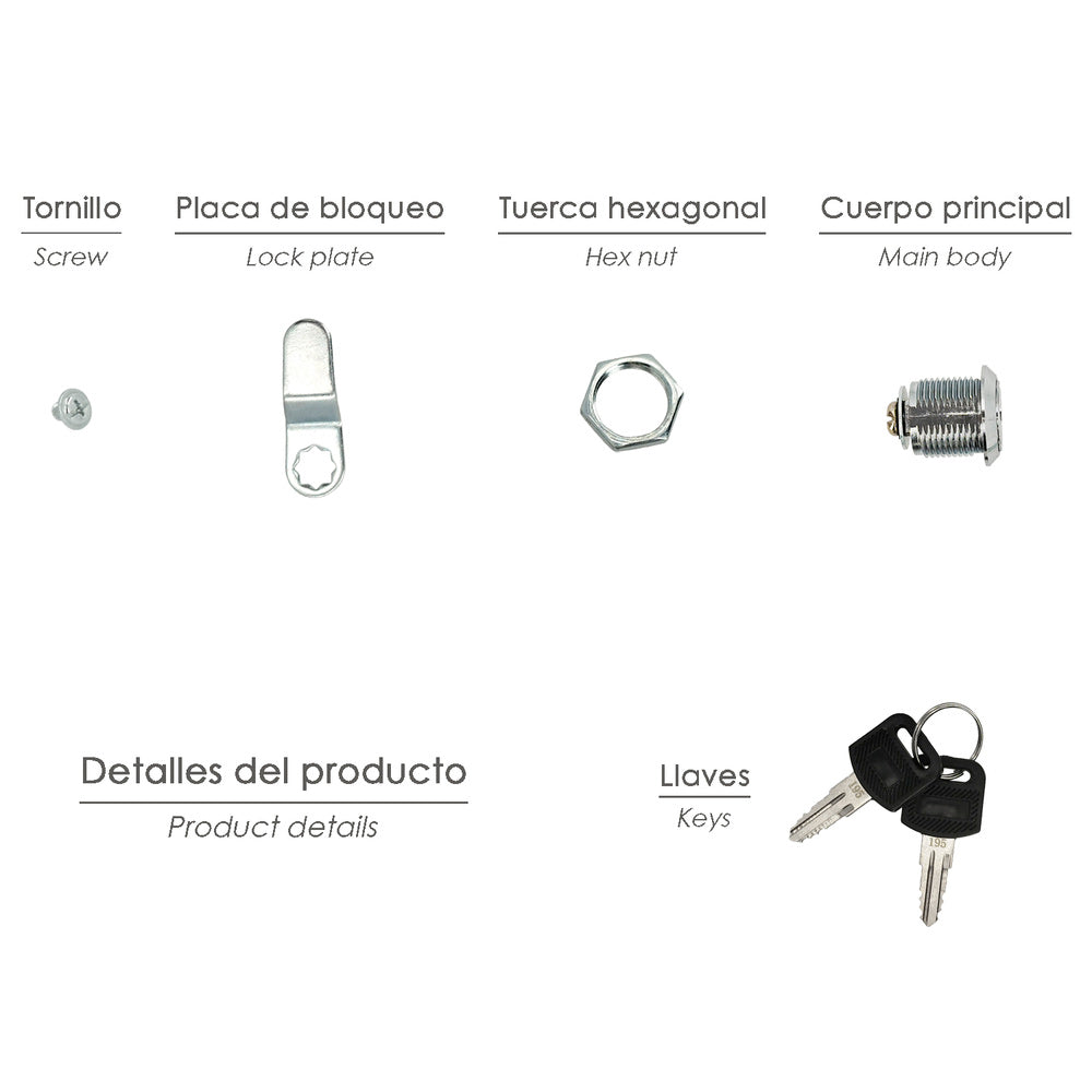 Cerradura recambio para buzón residence
