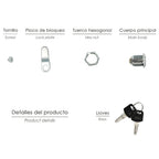 Cerradura recambio para buzón residence