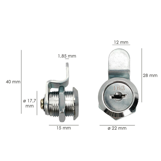 Cerradura recambio para buzon palace