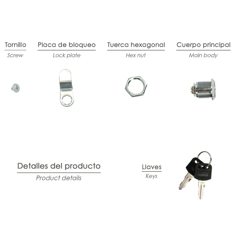 Cerradura recambio para buzon palace