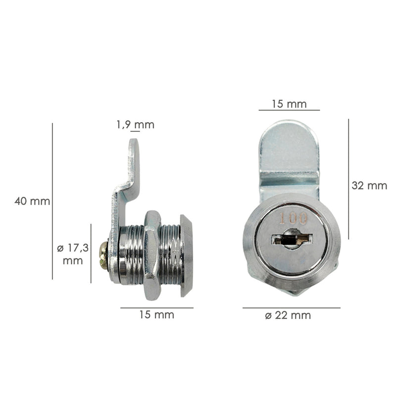 Cerradura recambio para buzon country