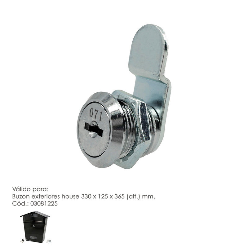 Cerradura recambio para buzon house