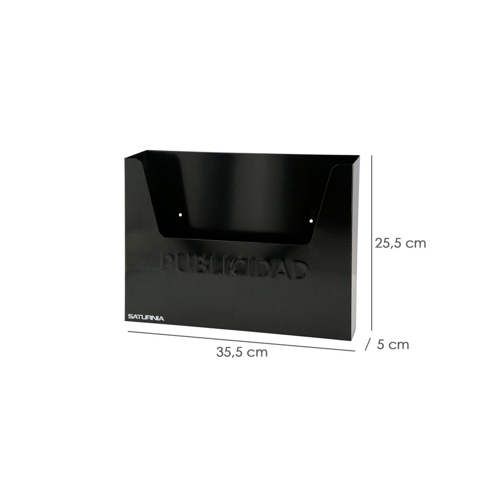 Advertising basket 355 x 50 x 255 (H) mm