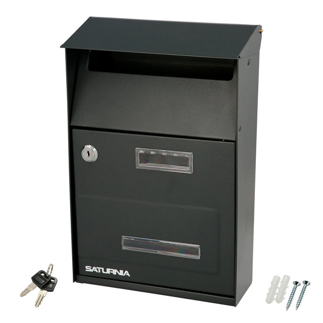 Buzon exterior country gris oscuro 215 x 320 x 105 mm