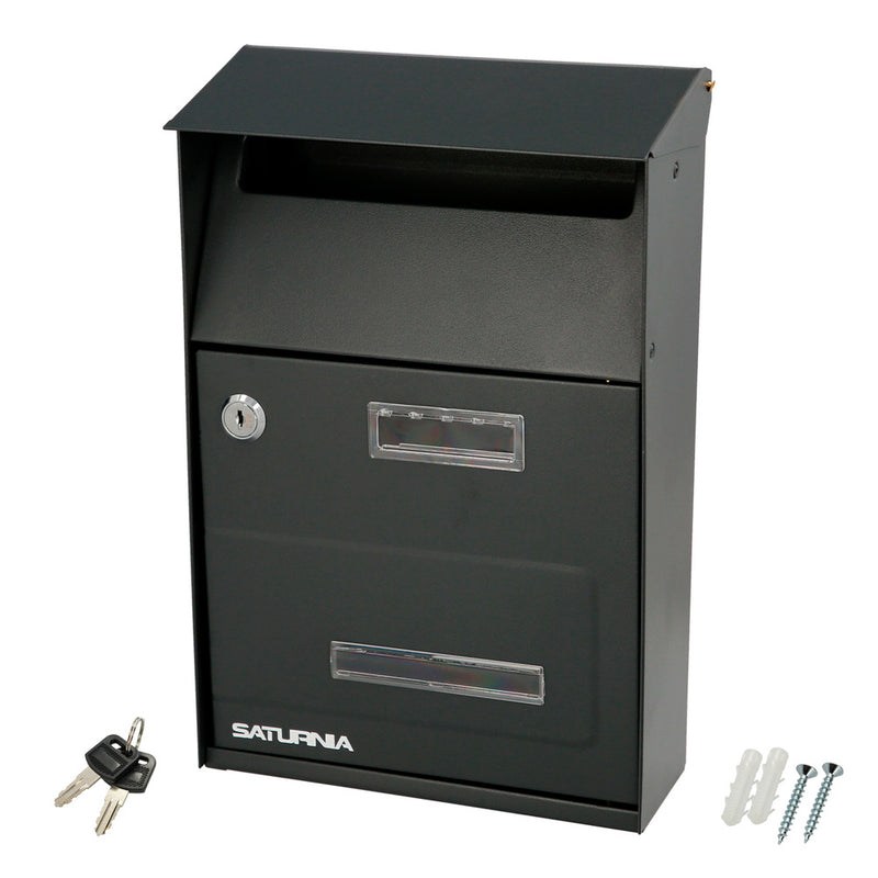 Buzon exterior country gris oscuro 215 x 320 x 105 mm