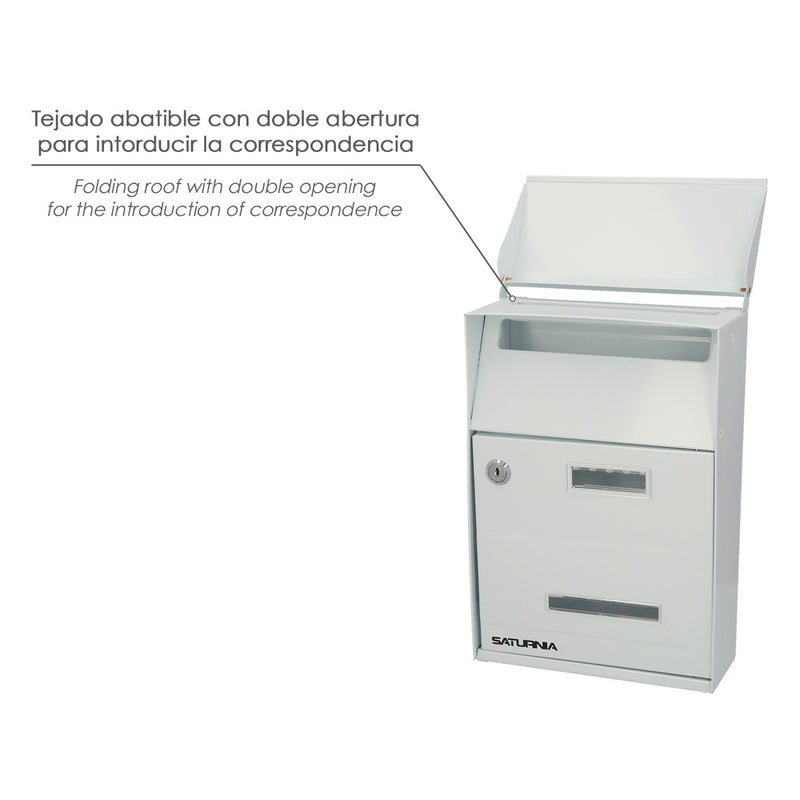 Buzon exterior country blanco 215 x 320 x 105 mm