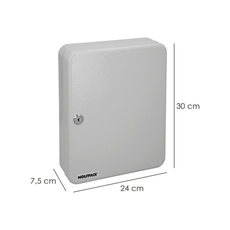 Armario de seguridad para llaves para 93  llaves, armario seguridad llaves, armario llavero, 6x24x30 cm