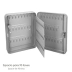 Armario de seguridad para llaves para 93  llaves, armario seguridad llaves, armario llavero, 6x24x30 cm