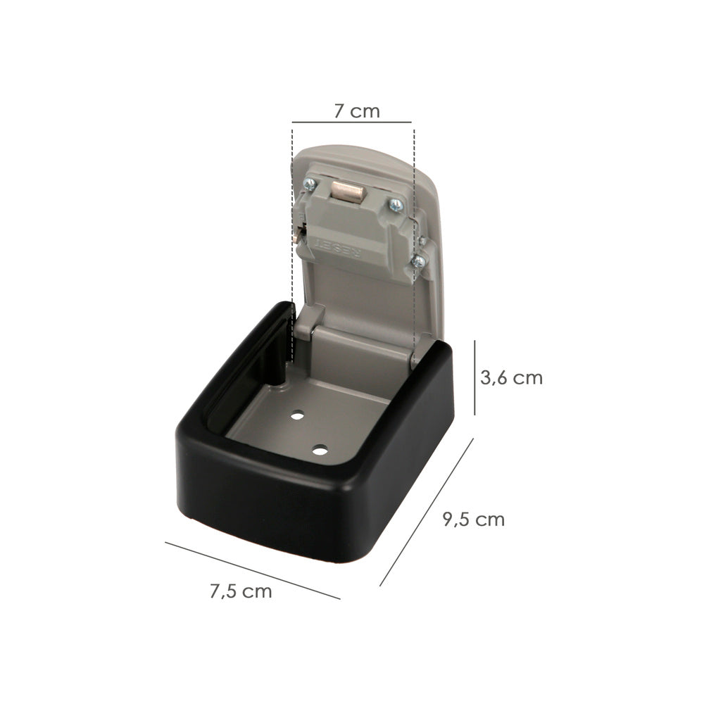Caja de seguridad para llaves con código, 4 dígitos. Llaves, de llaves pared, de llaves codigo03