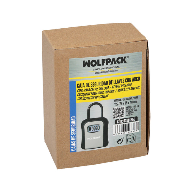 Caja seguridad llaves con arco 175x95x40 mm, 4 digitos. caja llaves, caja llaves calle, caja de llaves pared, caja llaves codigo