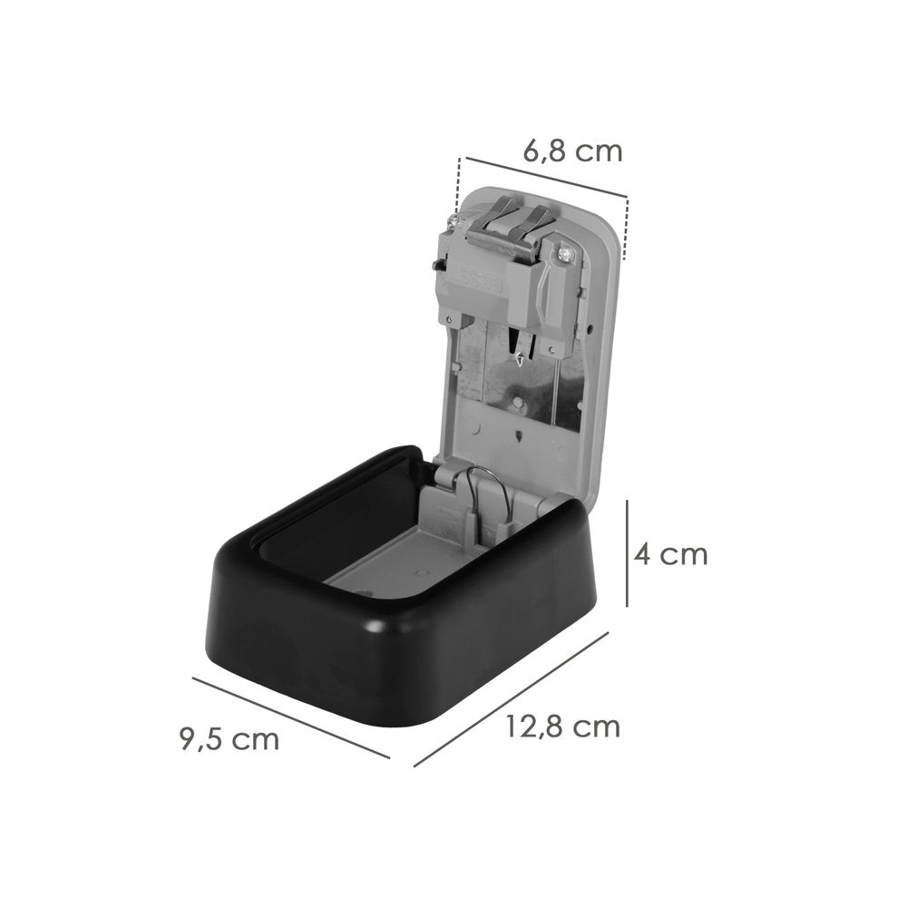 125x95x40 mm 4-digit key security box. Key box, outdoor key box, wall-mounted key box, code key box