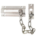 Silver door security chain (1 piece blister pack)