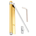 Muelle puerta wolfpack aluminio anodizado dorado (blíster 1 pieza)