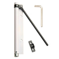 Muelle puerta wolfpack aluminio anodizado blanco (blíster 1 pieza)