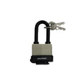 Outdoor padlock with long shackle, 30 mm