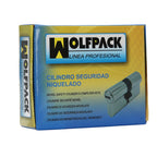 Cilindro seguridad 30x40 mm/13,5 leva corta niquelado con 5 llaves