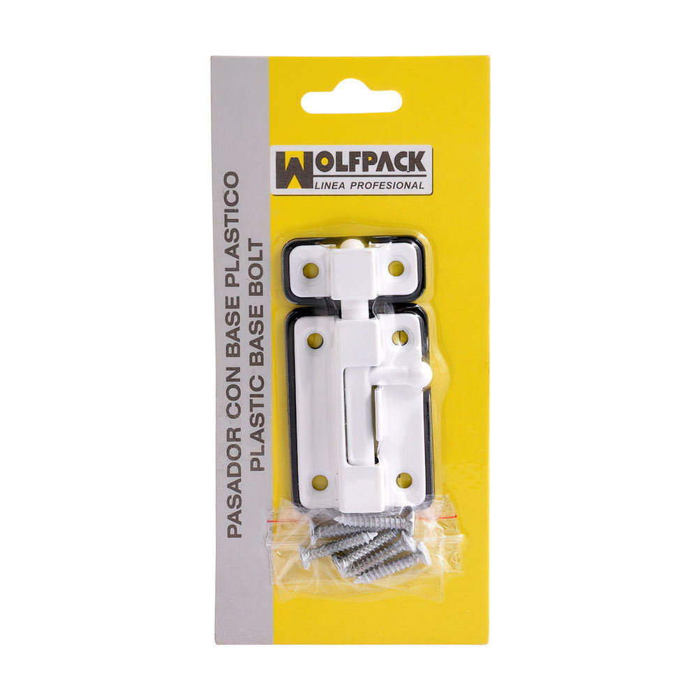 Pasador wolfpack base plástico 50mm blanco