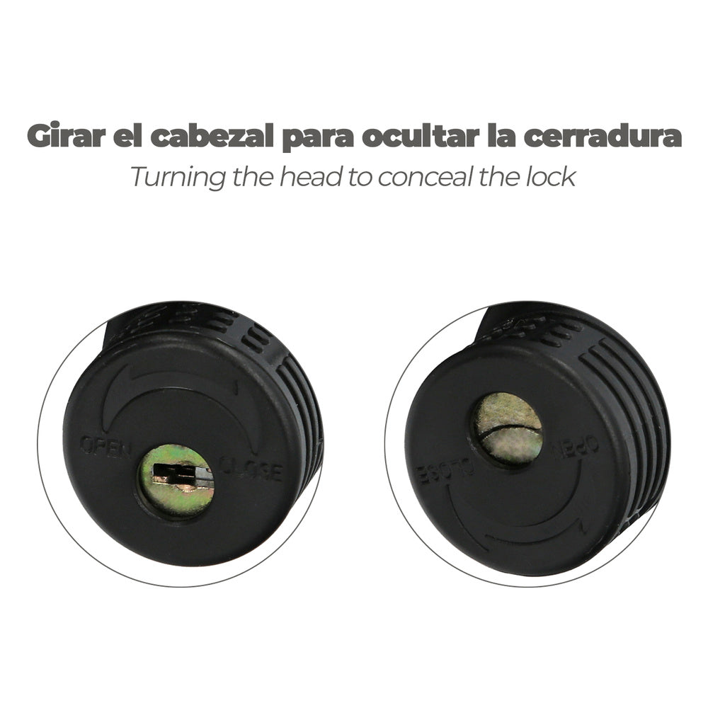 Cabo para bicicleta com chave 12 mm x 80 cm