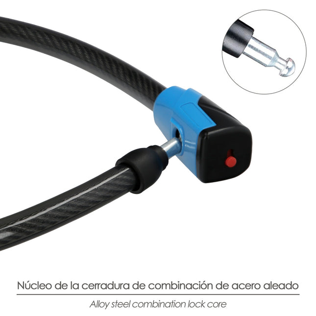 Cable bicicleta con llave plana 18 mm x 100 cm