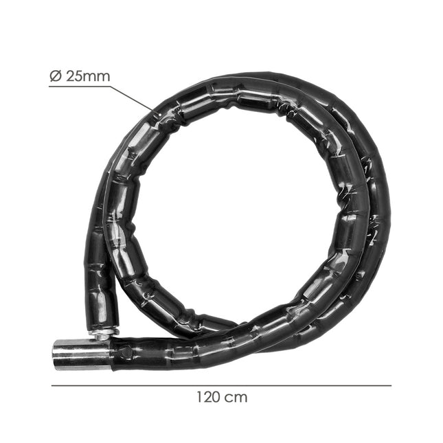 Piton moto blindado llave tubo 25 x 100 cm