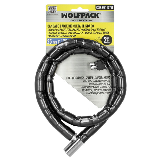 Piton moto blindado llave tubo 25 x 100 cm