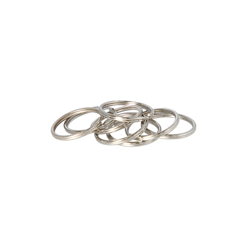 Anilla llavero niquelada 1,4x16x12 mm (bolsa 1000 unidades)