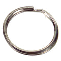 Nickel-plated keyring ring 2.1x32x27 mm (bag of 200 units)